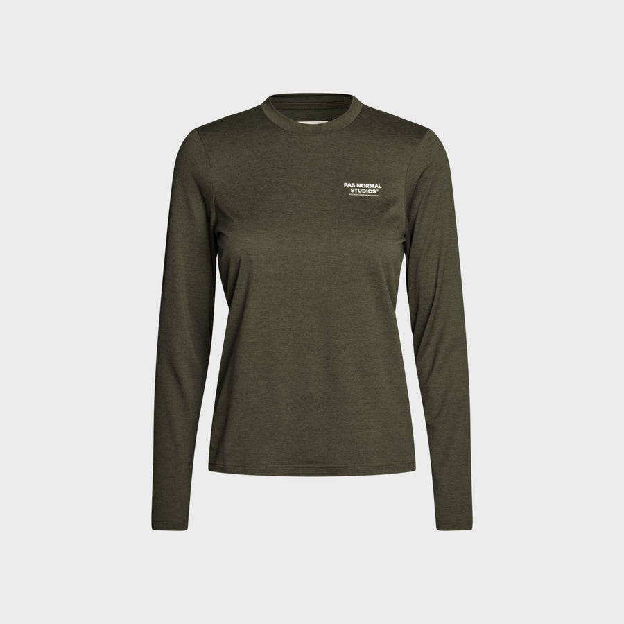 Pas Normal Studios Women's Balance Long Sleeve T-shirt ND - Dark Olive