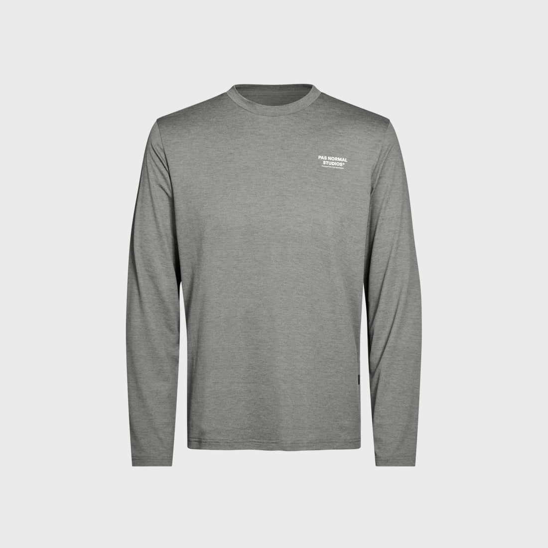 Pas Normal Studios Balance langærmet T-shirt ND til mænd - Medium Grey