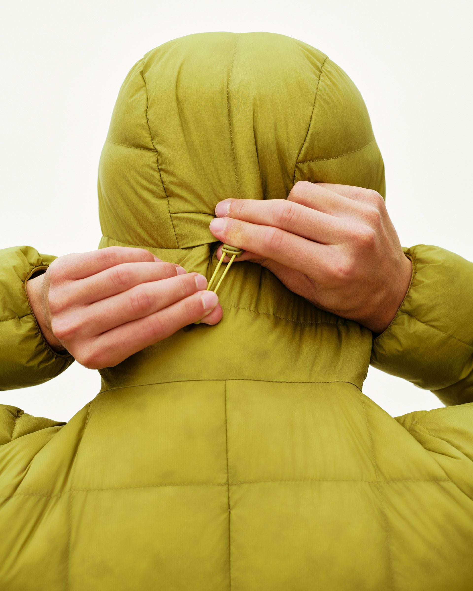 Off-Race Down Liner Jacket - Dark Lime