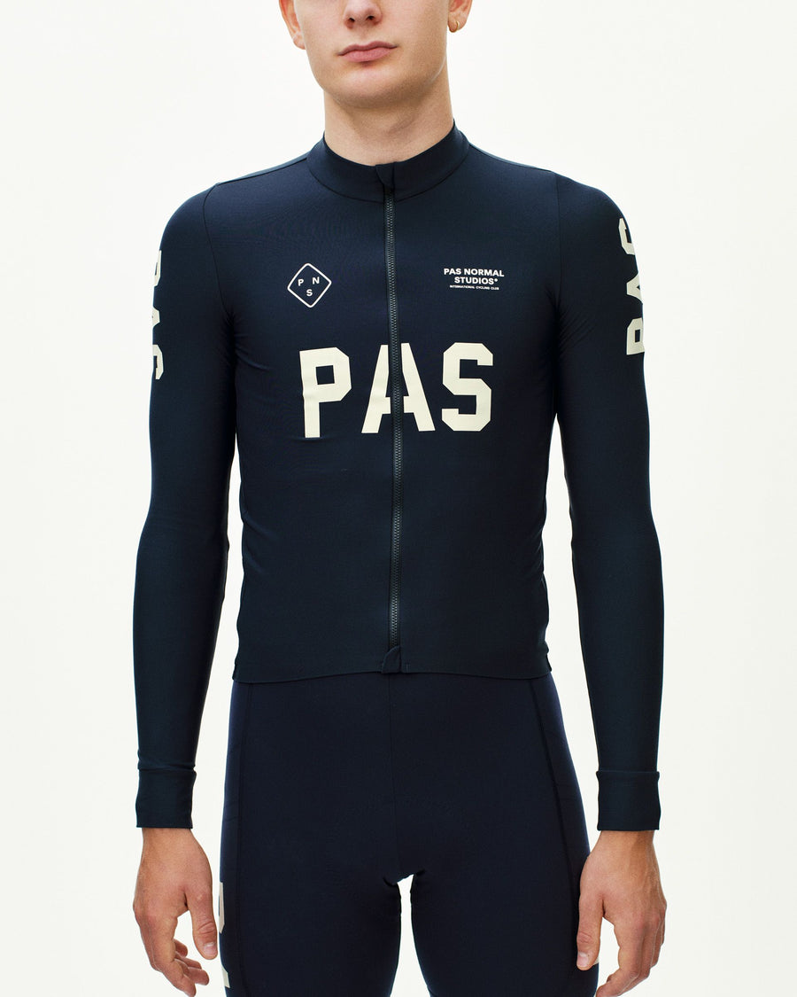 PAS Men's Mechanism Long Sleeve Jersey - Navy