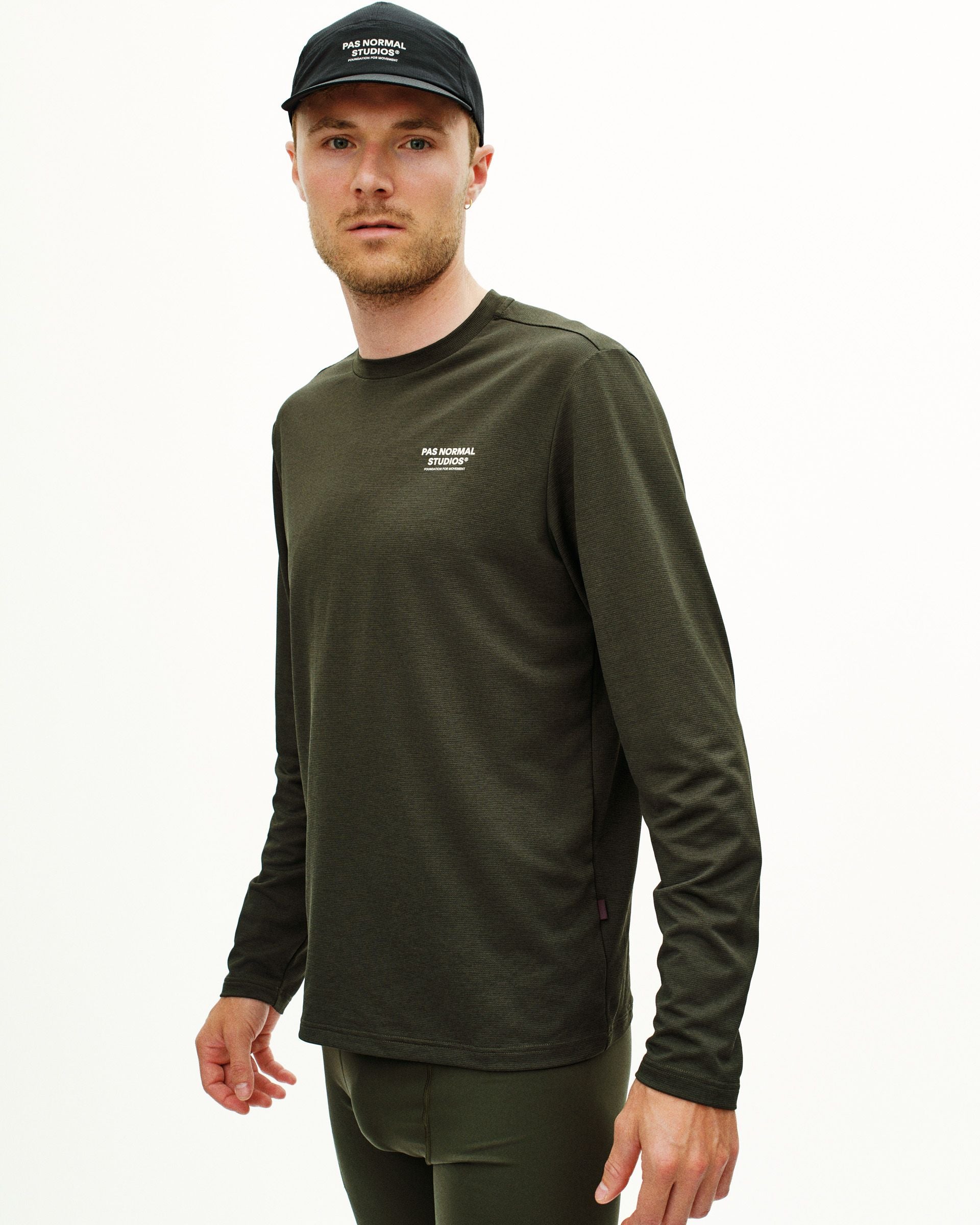 Balance Long Sleeve T-Shirt ND - Dark Olive