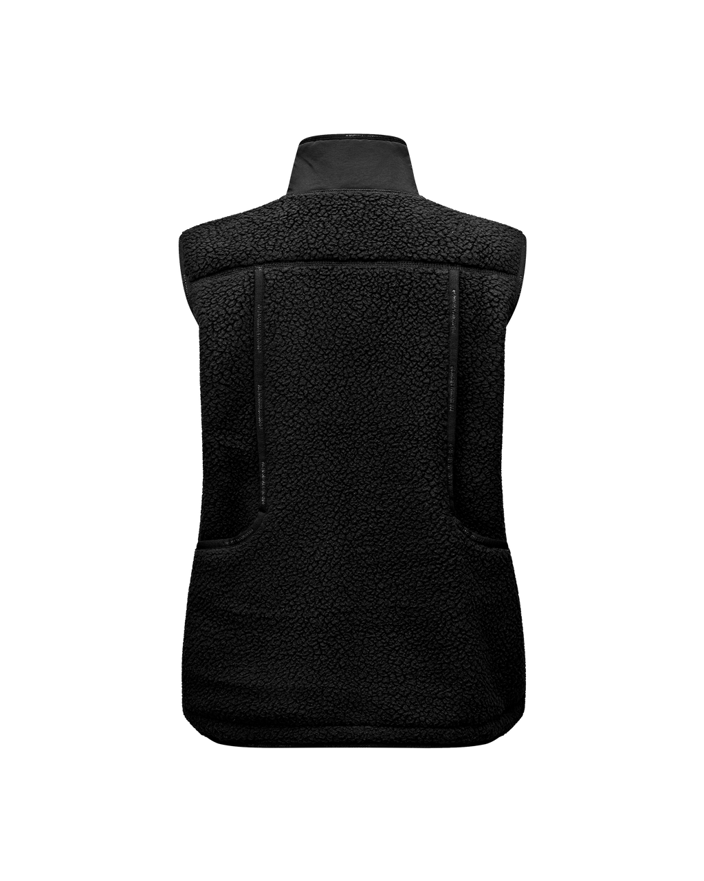 Womens Off-Race Pile Fleece Vest - Black