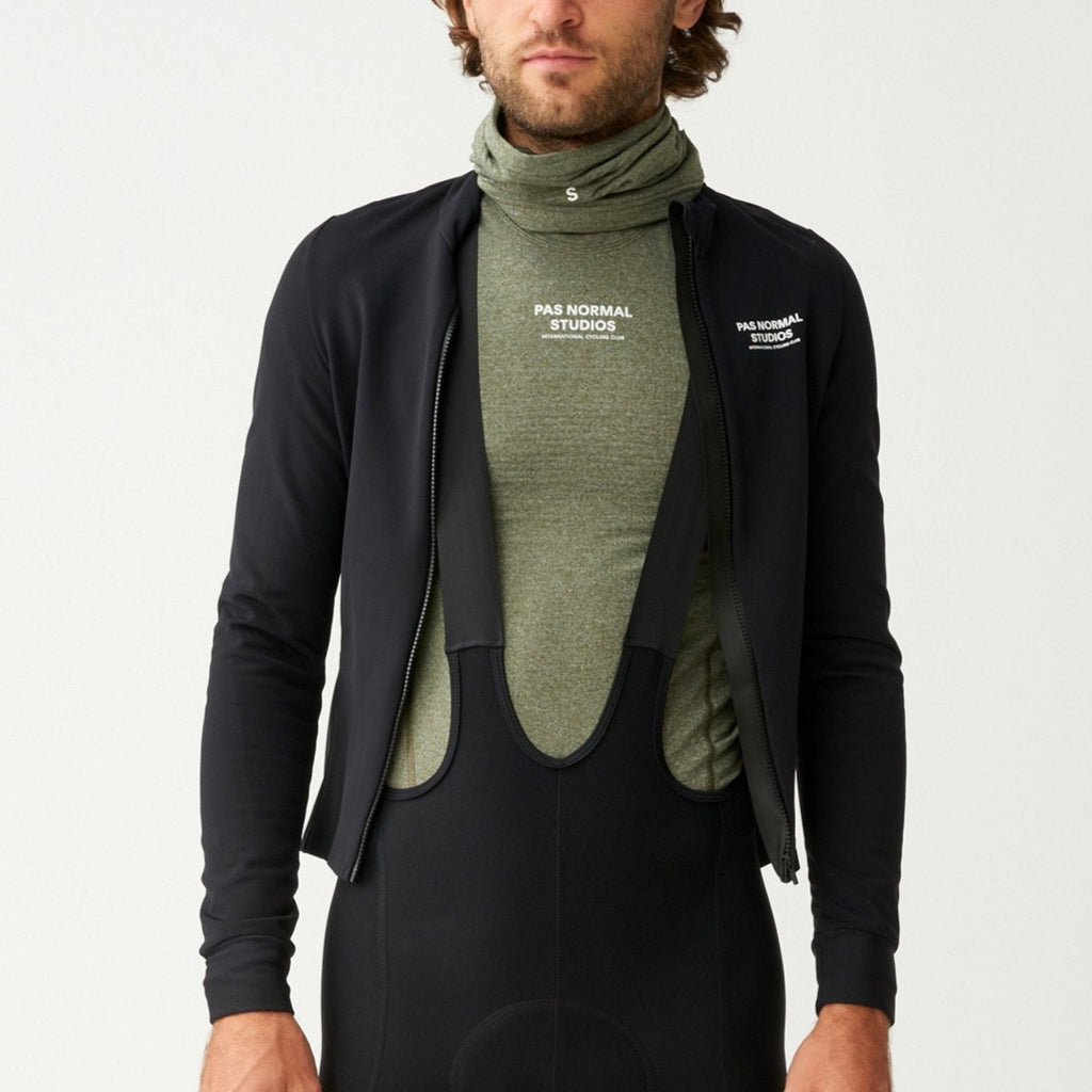 Pas Normal Studios Men's Mechanism Thermal Long Sleeve Jersey - Black