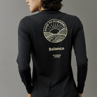 Pas Normal Studios Womens Balance Long Sleeve T-shirt - Black