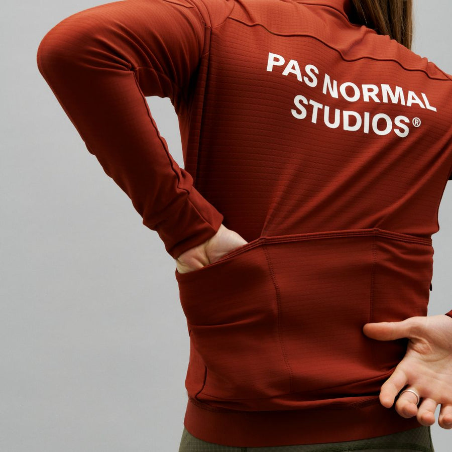 Pas Normal Studios Men's Essential Long Sleeve Jersey - Brick