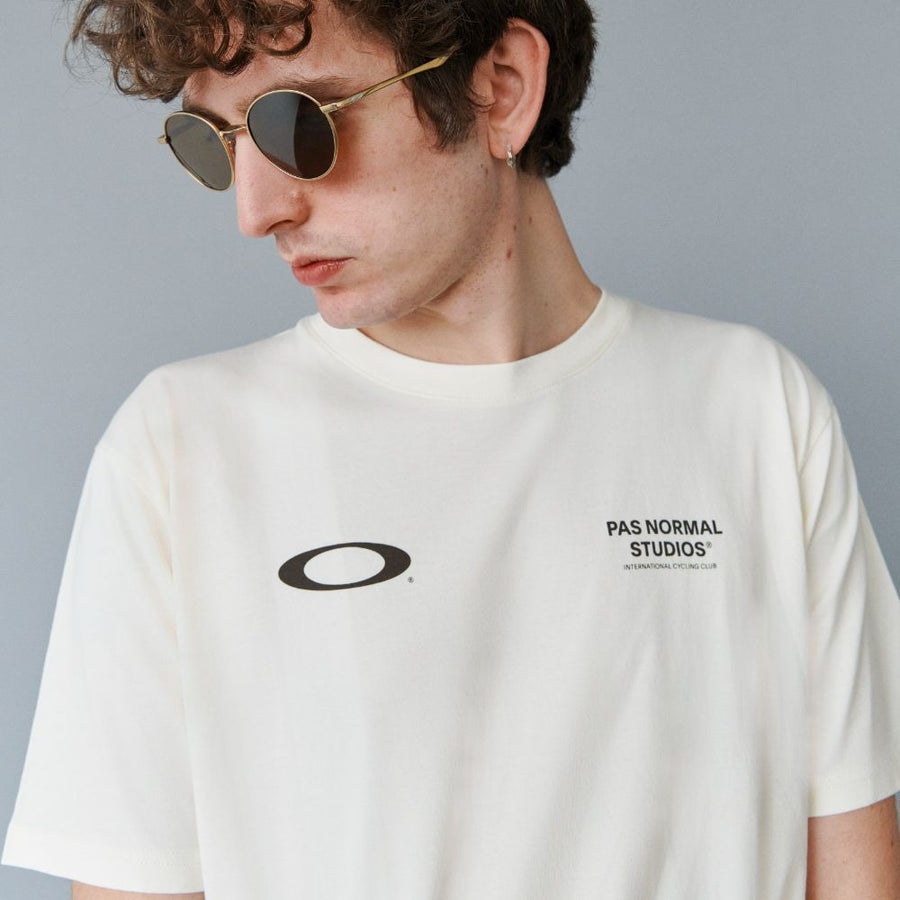Pas Normal Studios X Oakley Off-Race Logo T-shirt - Off White