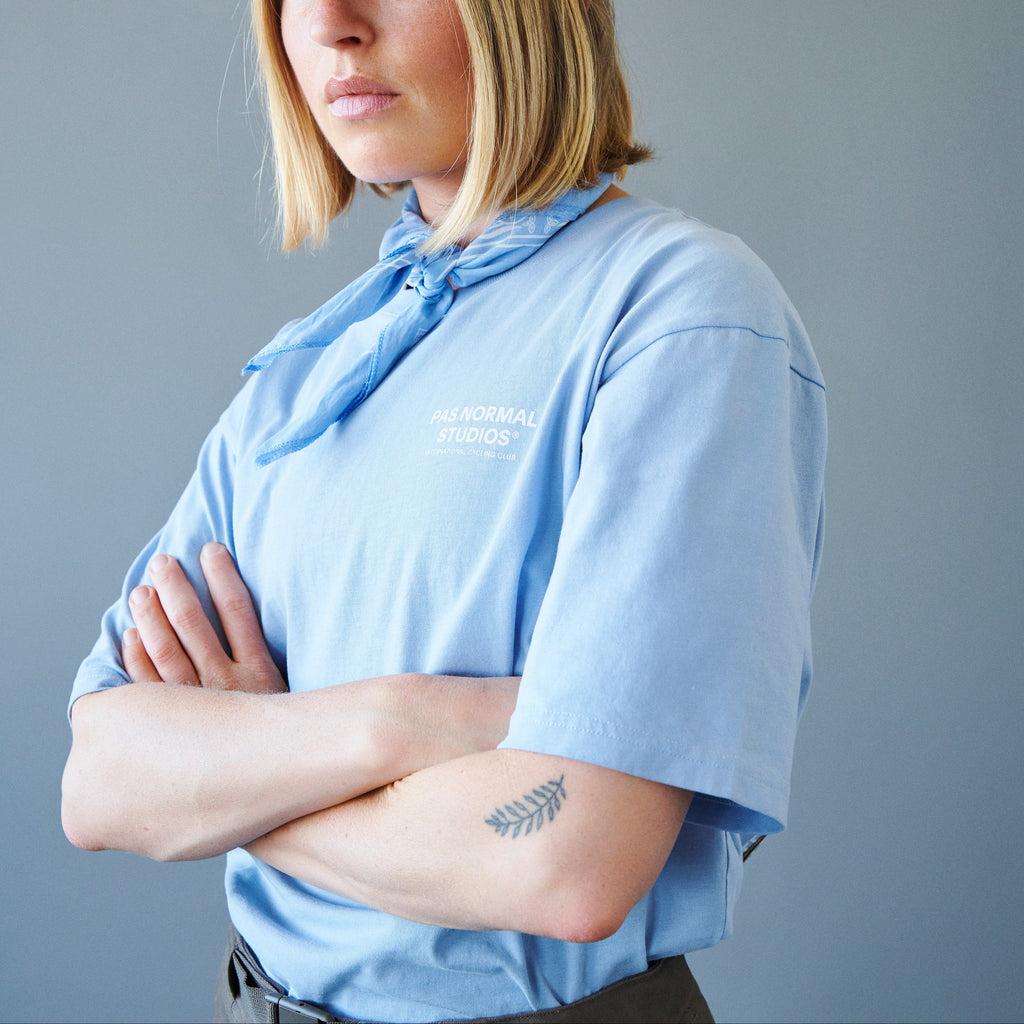 Pas Normal Studios Porter off-race Bandana - Pale Blue