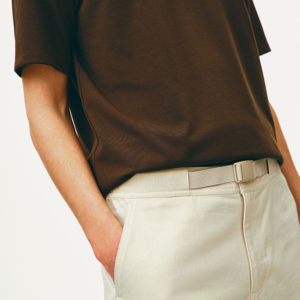 Pas Normal Studios Off Race Cotton Twill Pants - Limestone