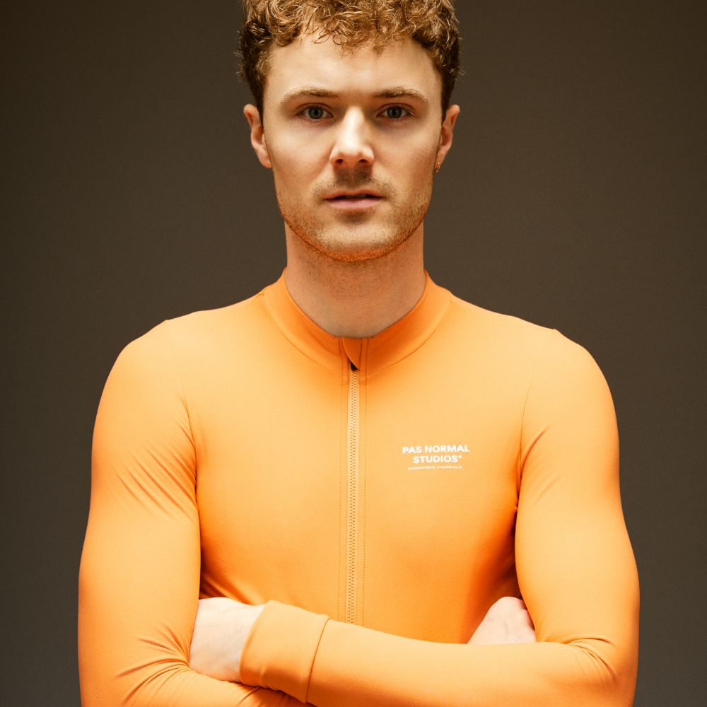 Men's Mechanism Long Sleeve Jersey - Dusty Orange