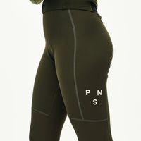 Pas Normal Studios Women's Mechanism Deep Winter Long Bib - Dark Olive