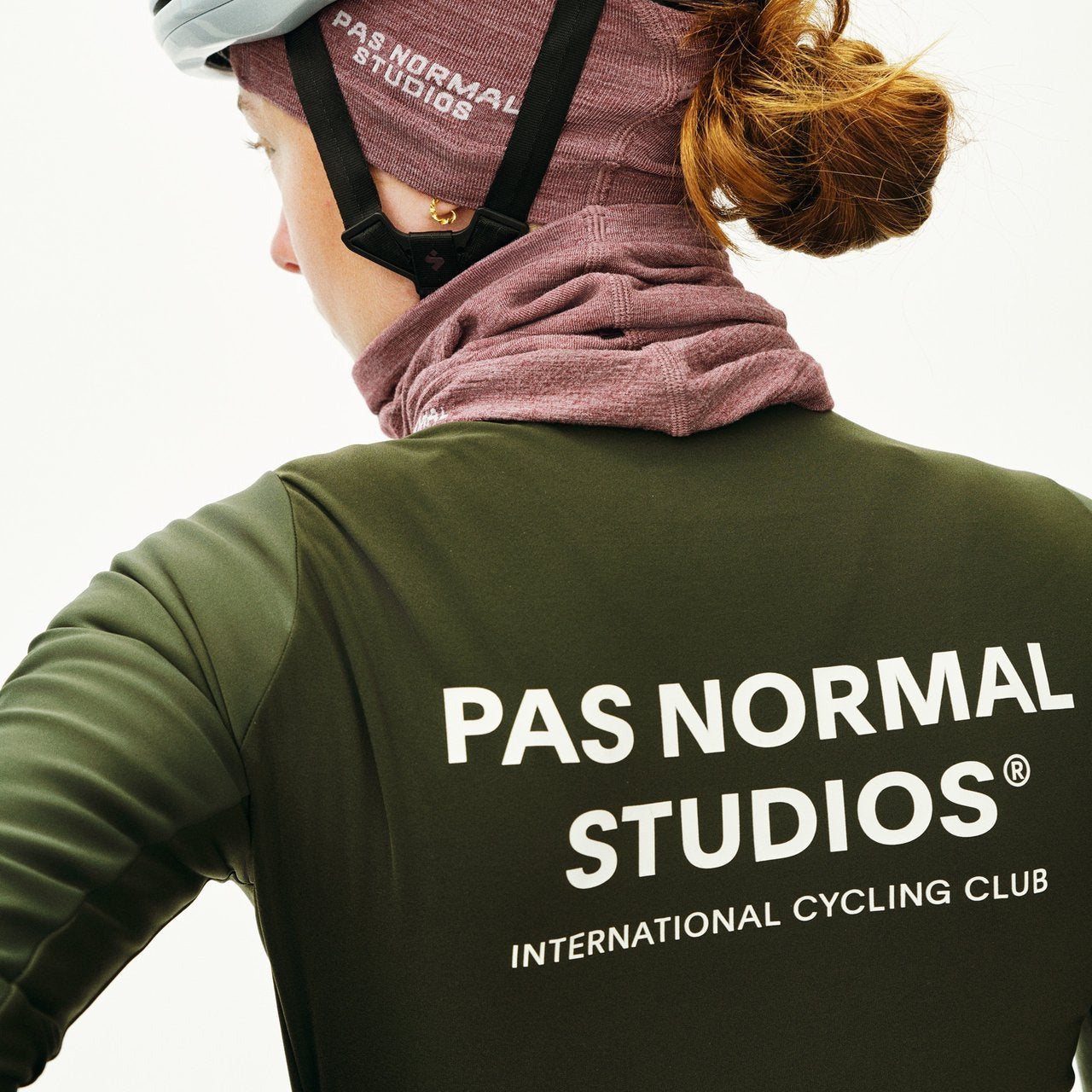 Pas Normal Studios Logo Merino Strik Halsedisse - Maroon