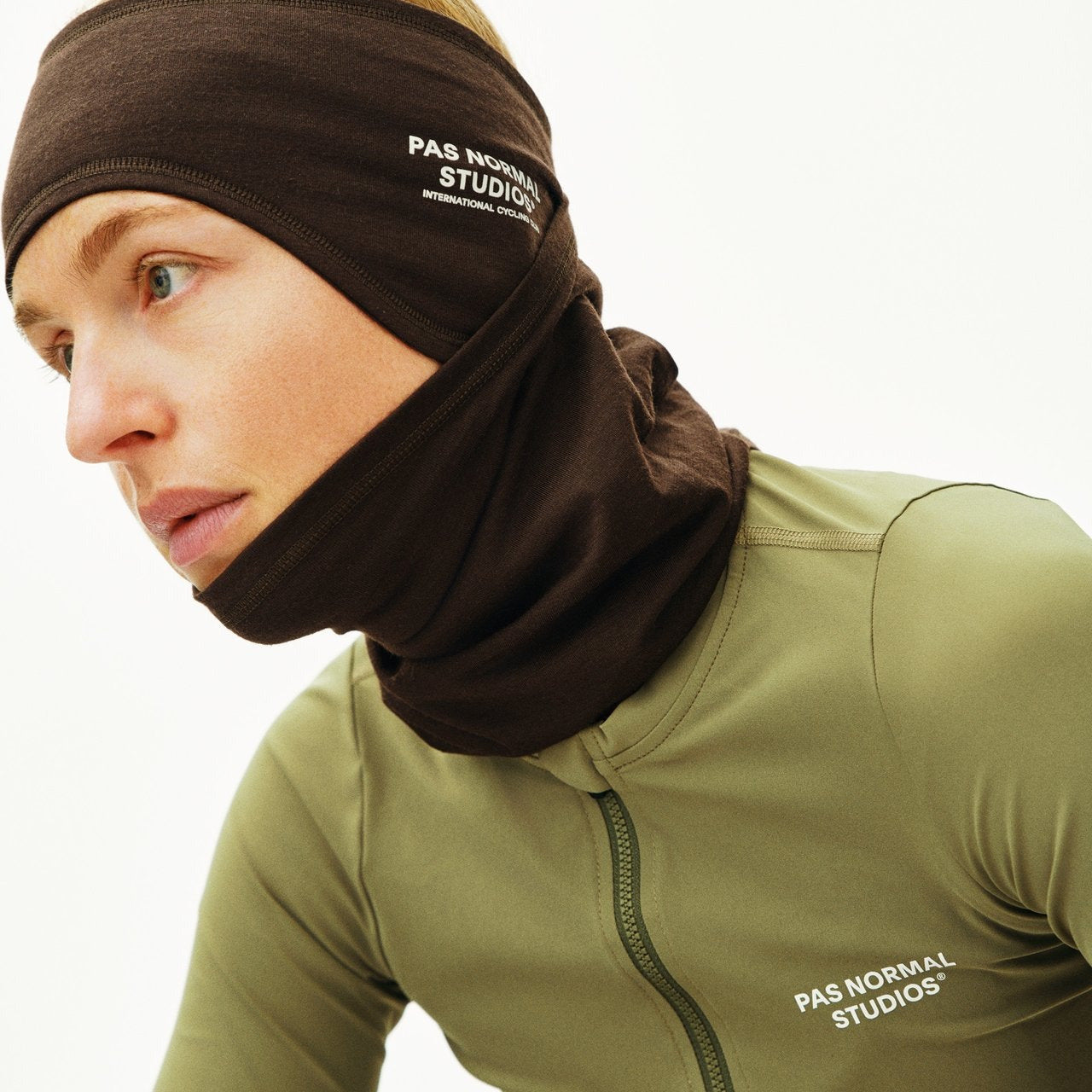 Pas Normal Studios Logo Merino halsedisse - Light Brown