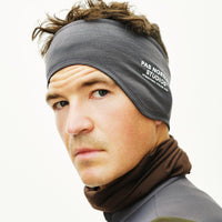 Pas Normal Studios Logo Merino Headband - Steel