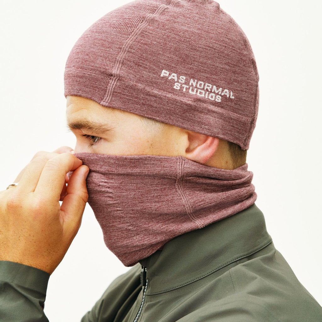 Pas Normal Studios Logo Cycling Beanie - Marron