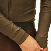 Pas Normal Studios Men's Essential Long Sleeve Jersey - Ash Brown