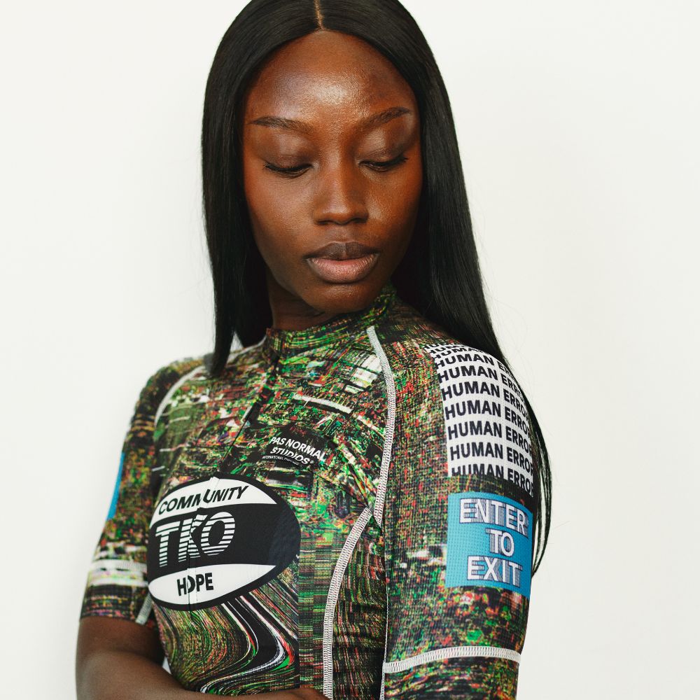 Pas Normal Studios T.K.O. Women's Mechanism Jersey - Human Error Green
