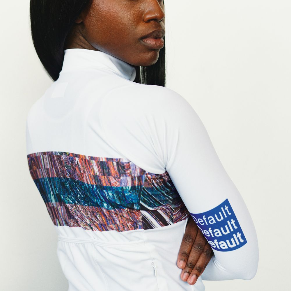 Women's T.K.O. Mechanism Long Sleeve Jersey - Human Error White