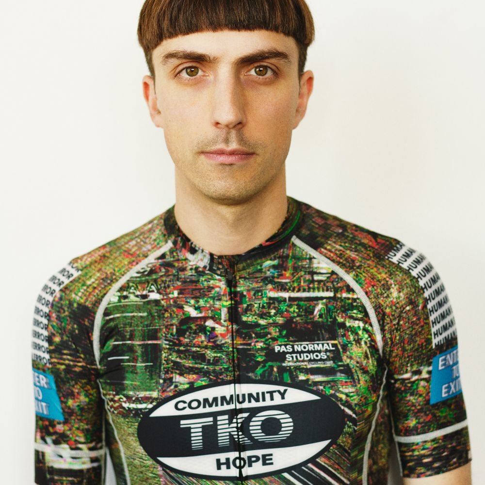 Pas Normal Studios T.K.O. Men's Mechanism Jersey - Human Error Green
