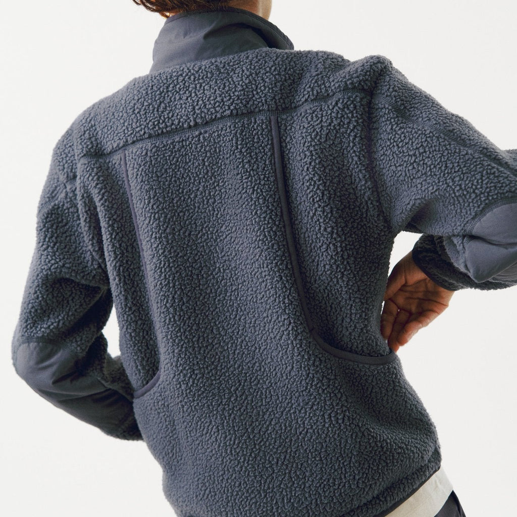 Pas Normal Studios Men's Off-Race Pile Fleece Jacket - Steel