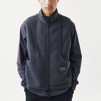 Pas Normal Studios Men's Off-Race Pile Fleecevest - Steel