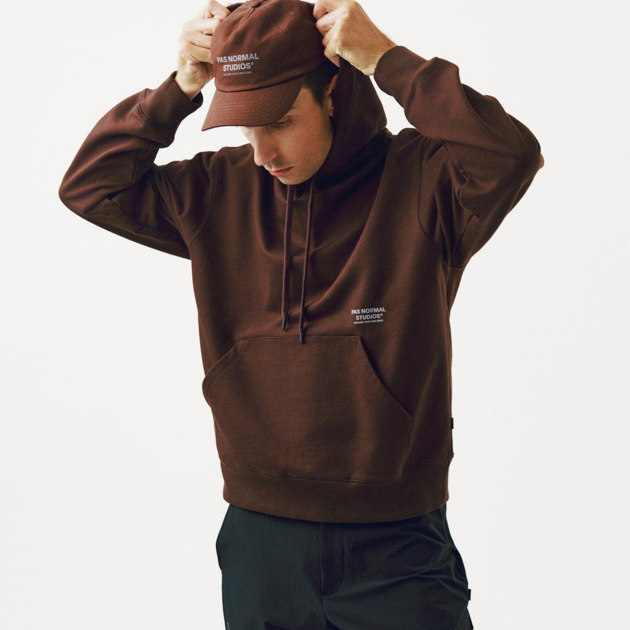Pas Normal Studios Off-Race Hoodie - Light brown