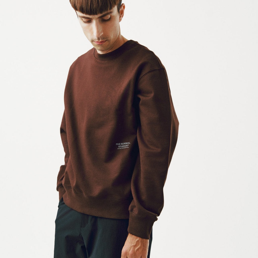 Pas Normal Studios - Off-Race Sweatshirt — Light Brown