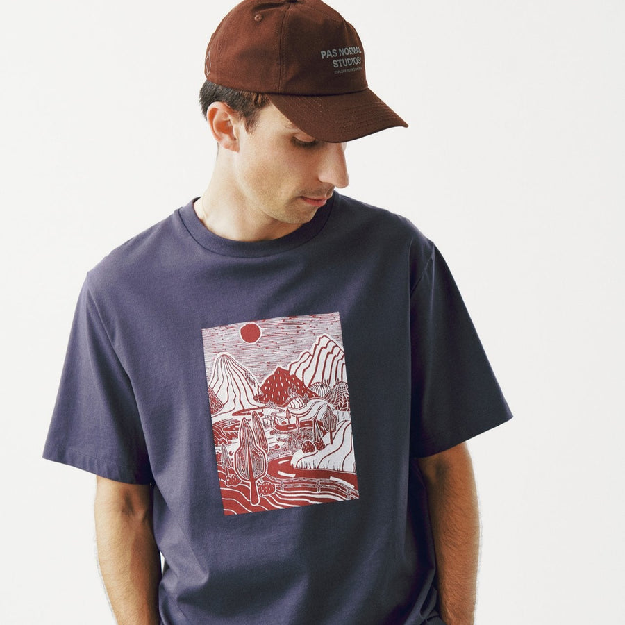 Pas Normal Studios Off-Race Graphic T-Shirt — Steel