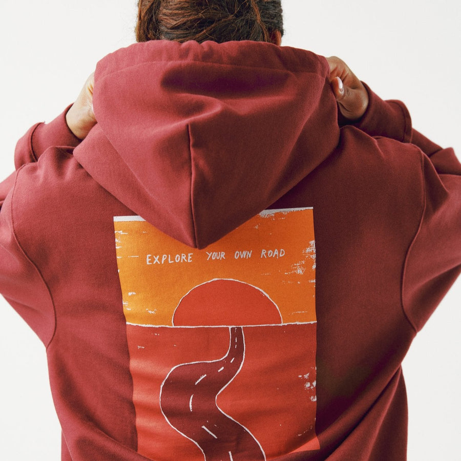 Pas Normal Studios Off-Race hættetrøje - Maroon