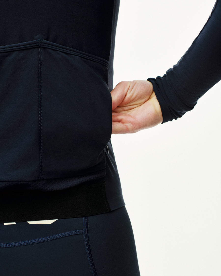 PAS Women's Mechanism Long Sleeve Jersey - Navy