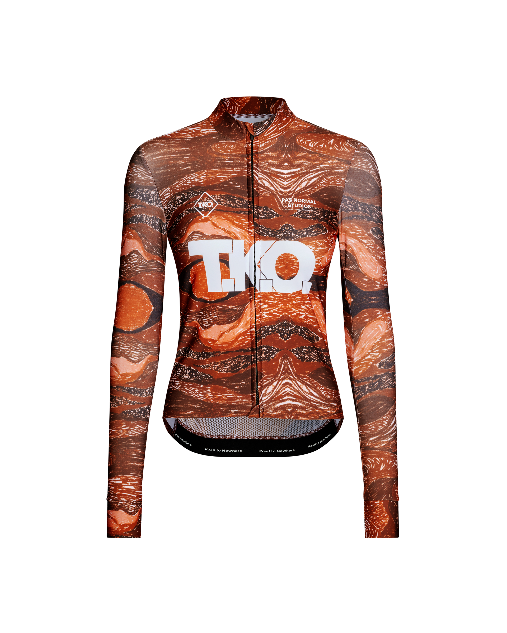 T.K.O. Women's Mechanism Long Sleeve Jersey - T.K.O. Red
