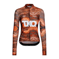 T.K.O. Women's Mechanism Long Sleeve Jersey - T.K.O. Red
