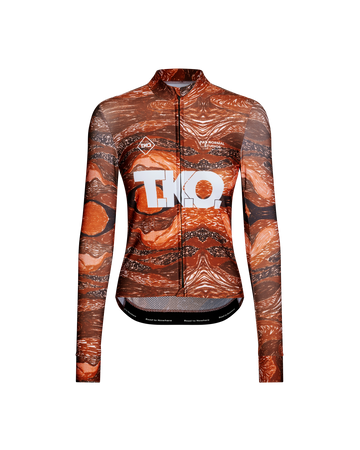 T.K.O. Women's Mechanism Long Sleeve Jersey - T.K.O. Red