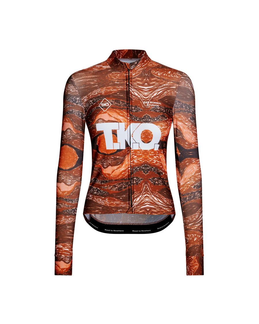 T.K.O. Women's Mechanism Long Sleeve Jersey - T.K.O. Red
