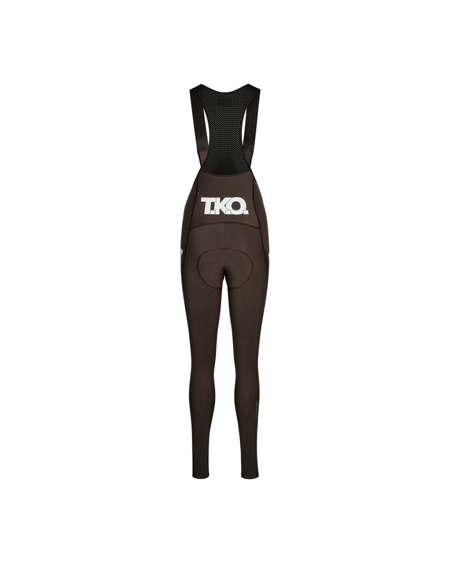 T.K.O. Essential Thermal Long Bibs - Dark Purple