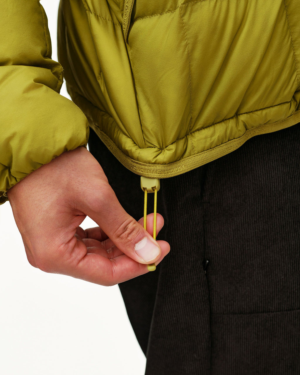 Off-Race Down Liner Jacket - Dark Lime