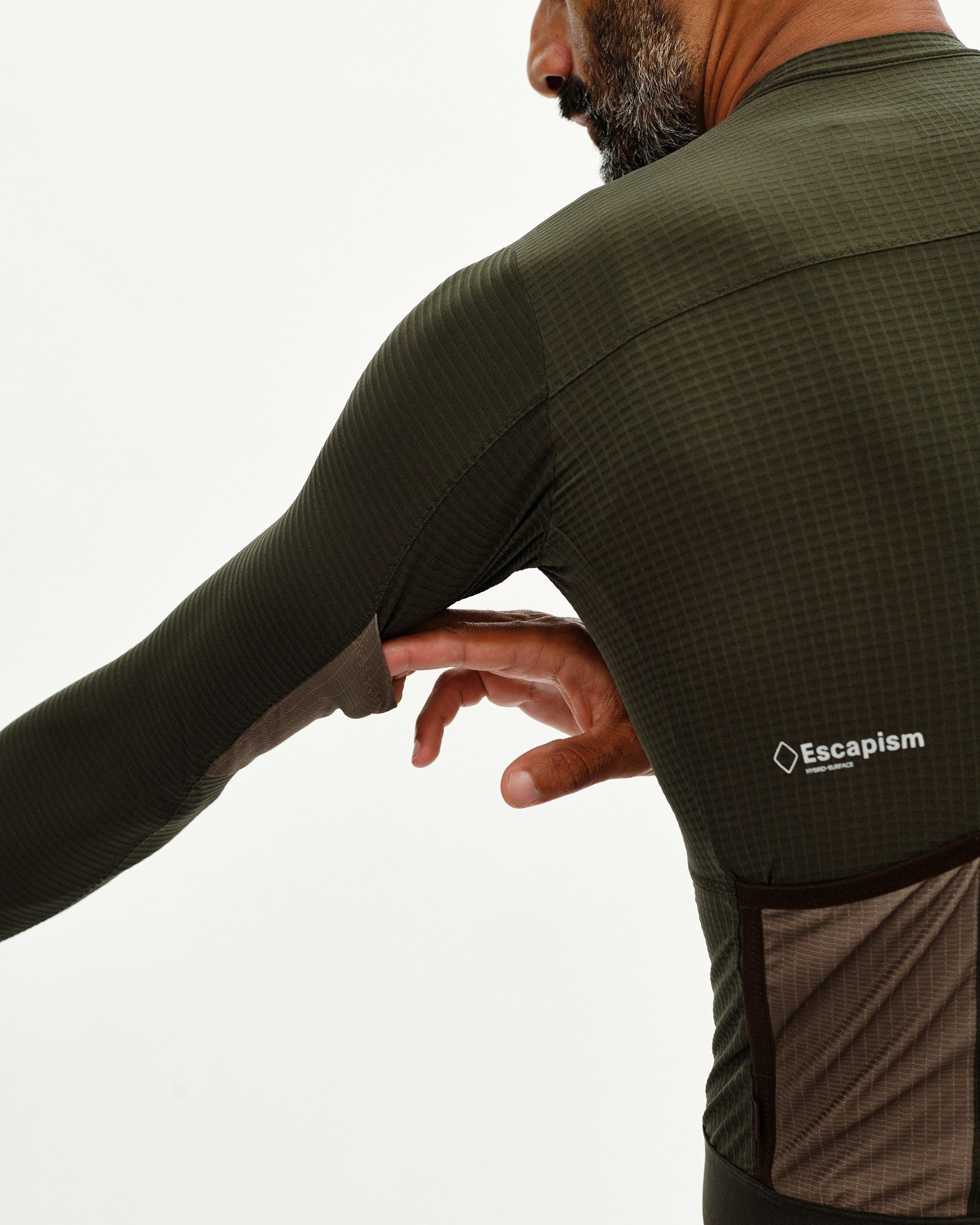 Escapism Long Sleeve Jersey - Dark Olive
