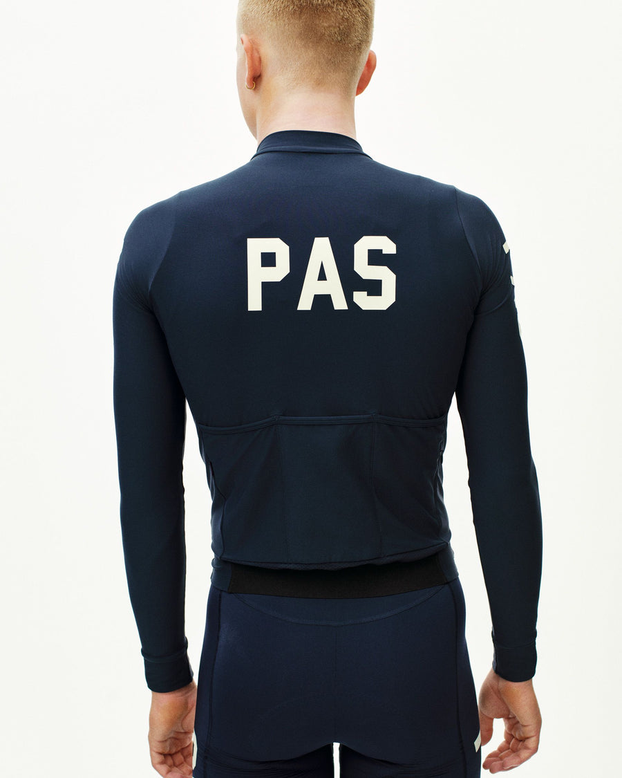 PAS Men's Mechanism Long Sleeve Jersey - Navy