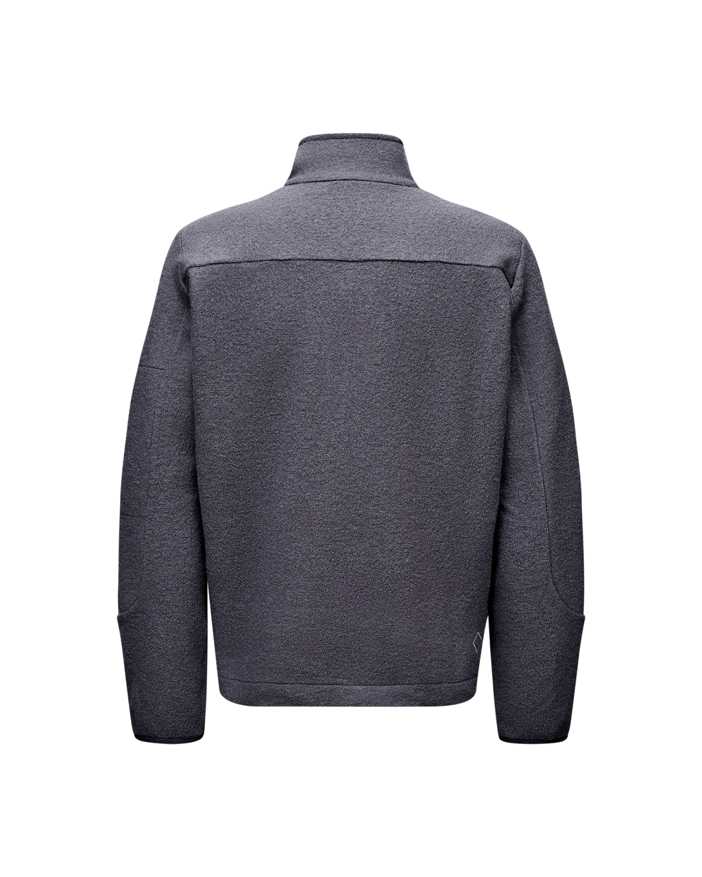 Off-Race Boiled Wool Half-Zip - Steel