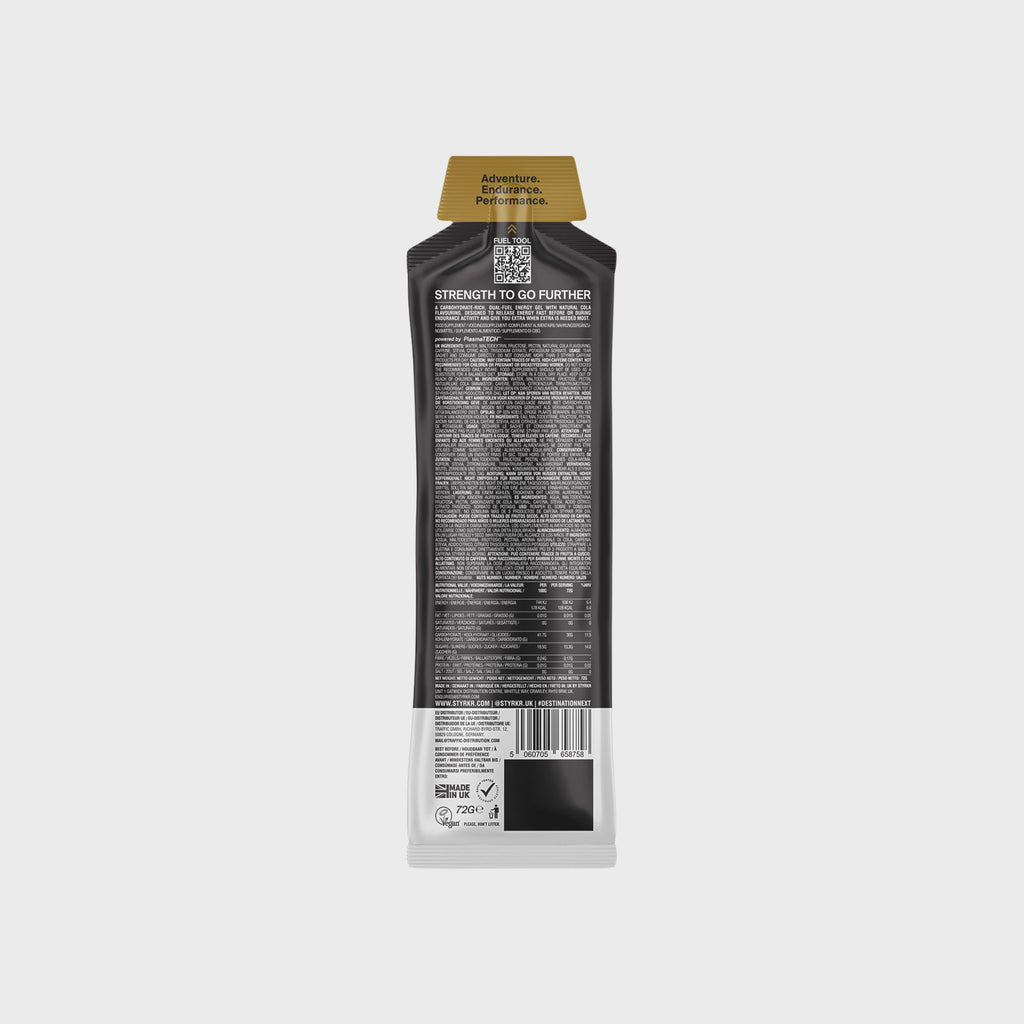 Styrkr GEL30 Caffeine Dual-Carb Energy Gel