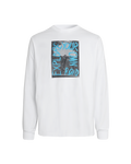 Off-Race Graphic Long Sleeve T-Shirt - White