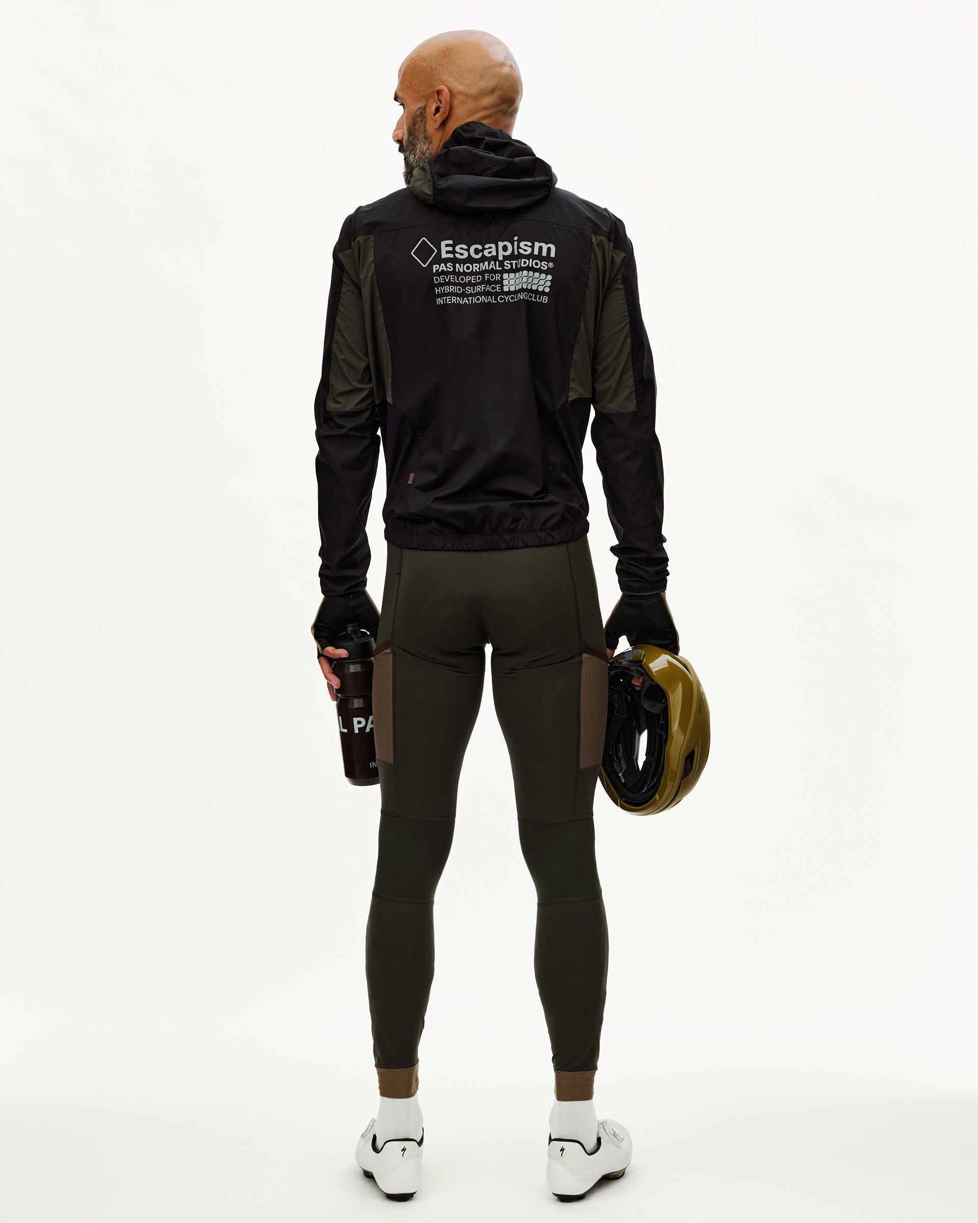 Escapism Hooded Lightweight Jacket - Black