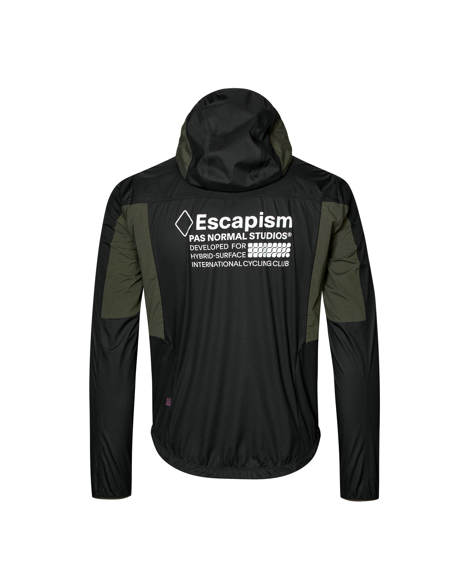 Escapism Hooded Lightweight Jacket - Black