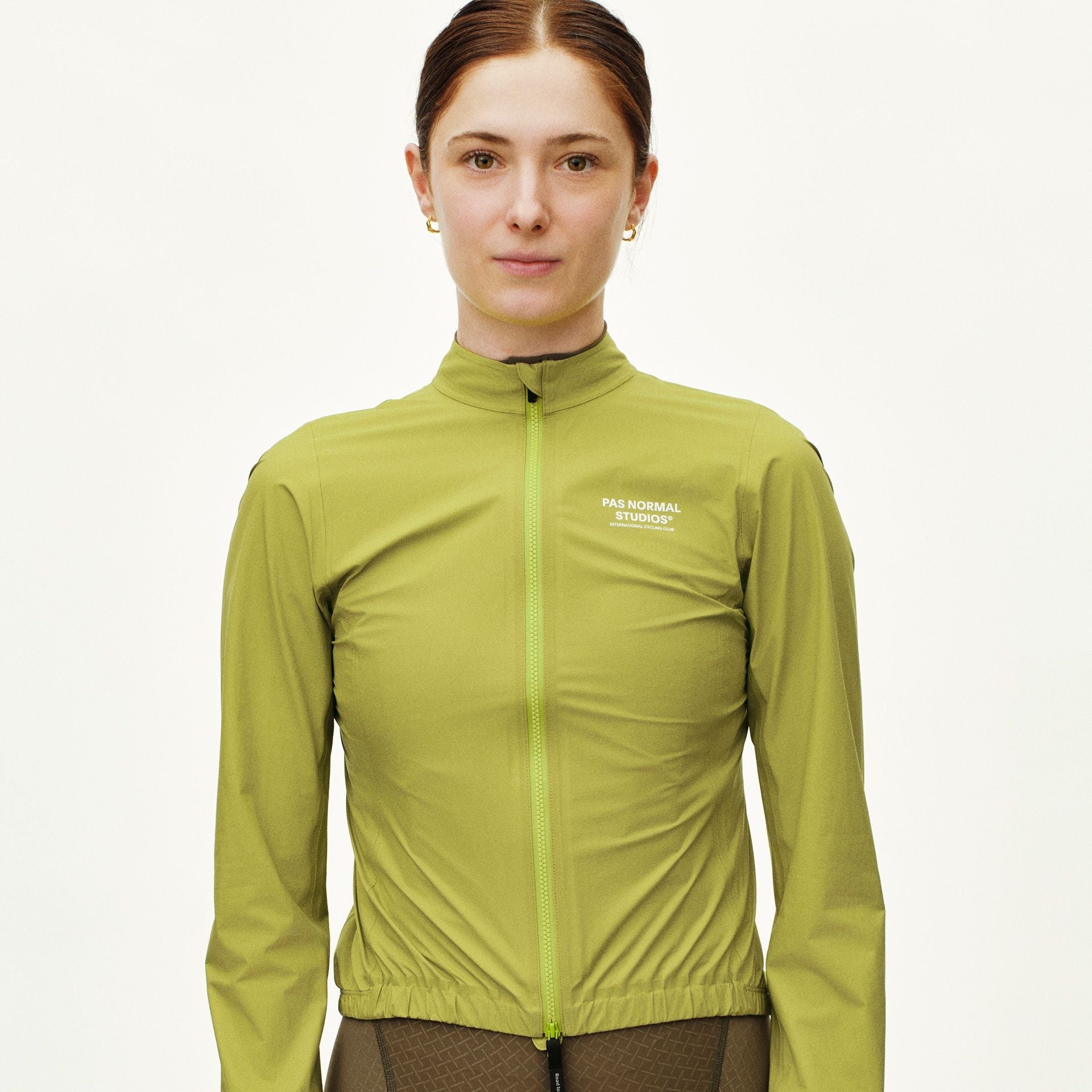 Womens Mechanism Rain Jacket - Moss Green