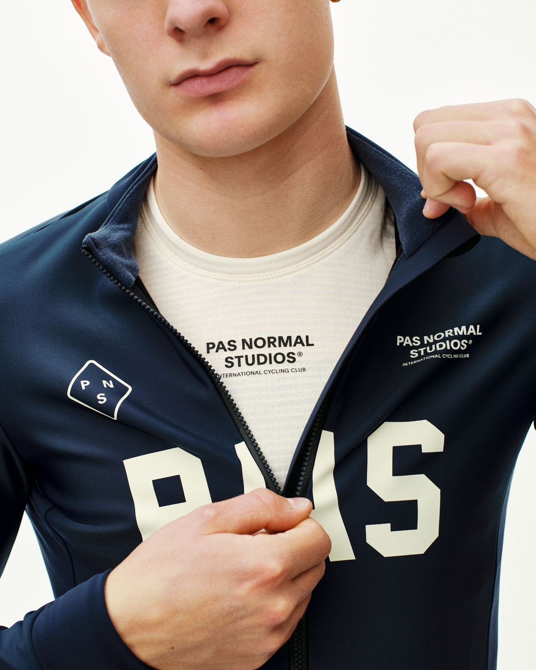 PAS Mechanism Thermal Long Sleeve Jersey - Navy