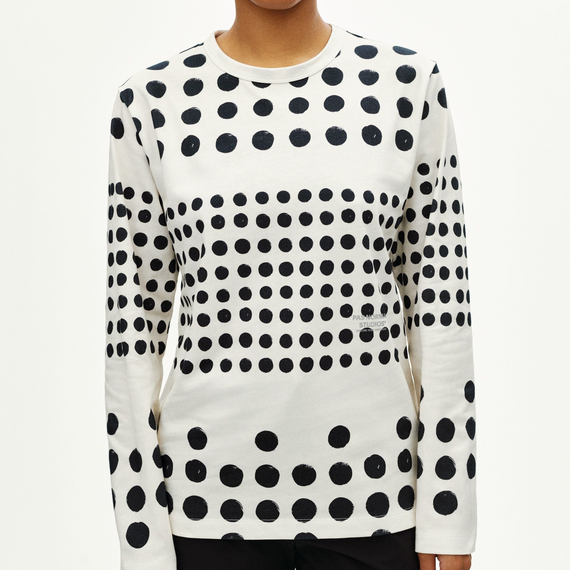 Off-Race Graphic Long Sleeve T-Shirt - Off White