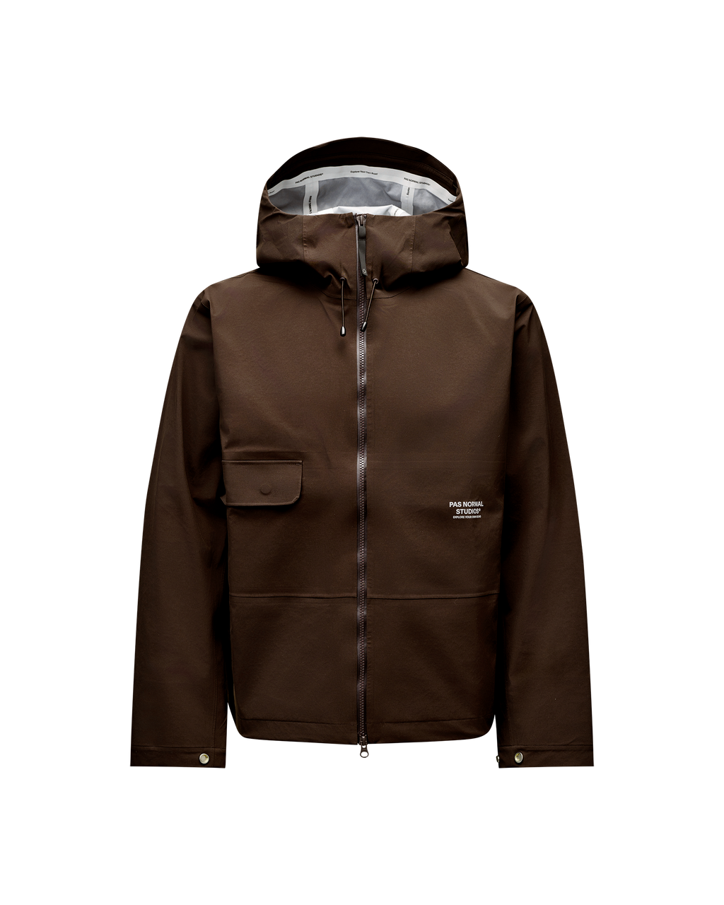 Off-Race 3L Shell Jacket - Dark Coffee