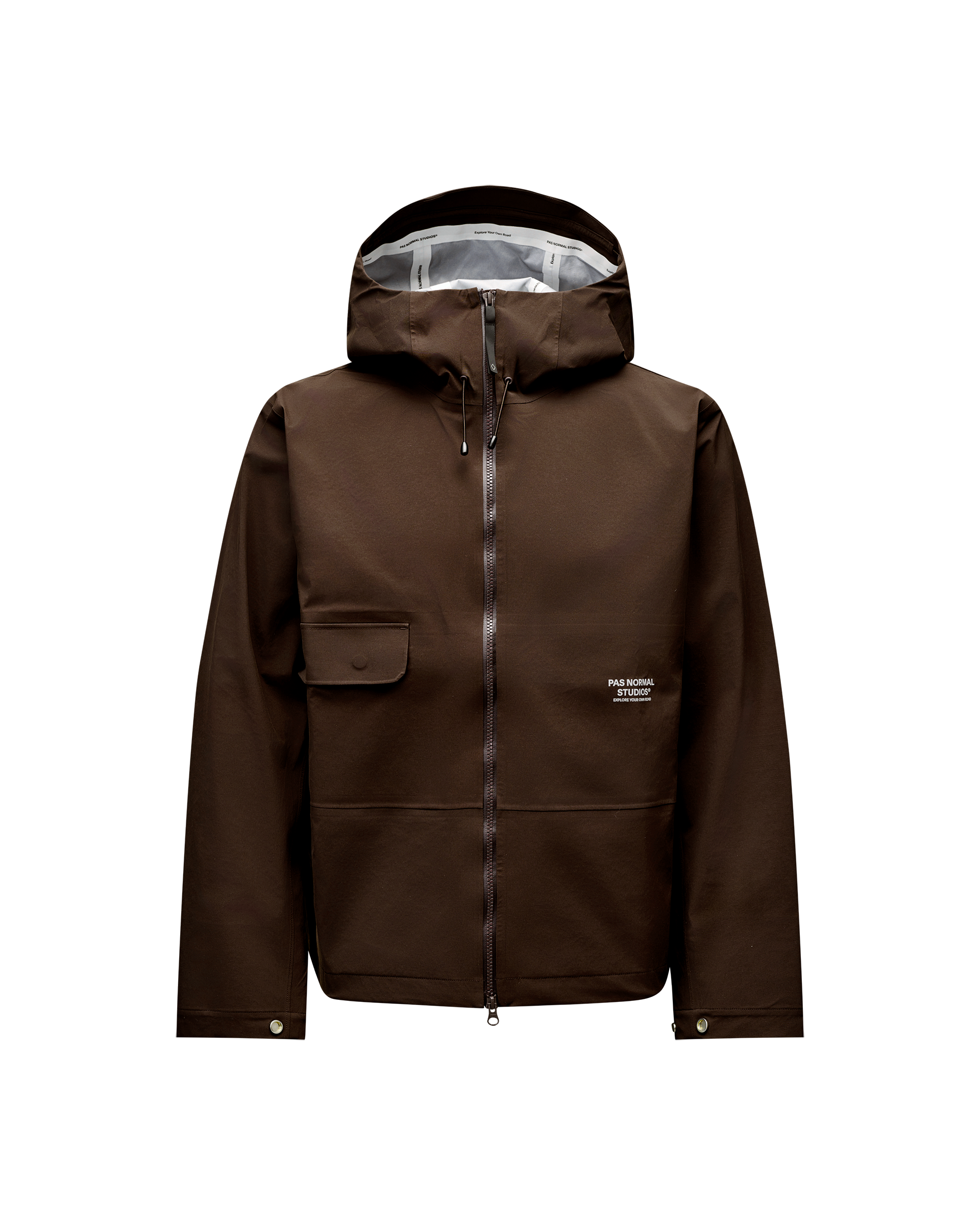 Off-Race 3L Shell Jacket - Dark Coffee