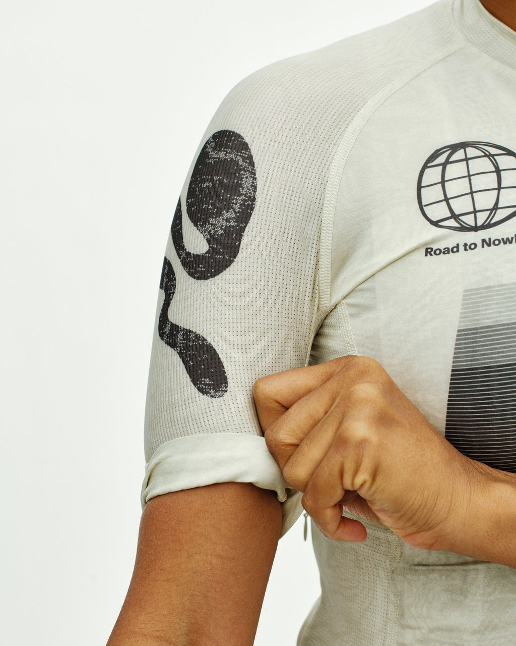 Women´s Mechanism Logo Jersey - AOP RTN Off White