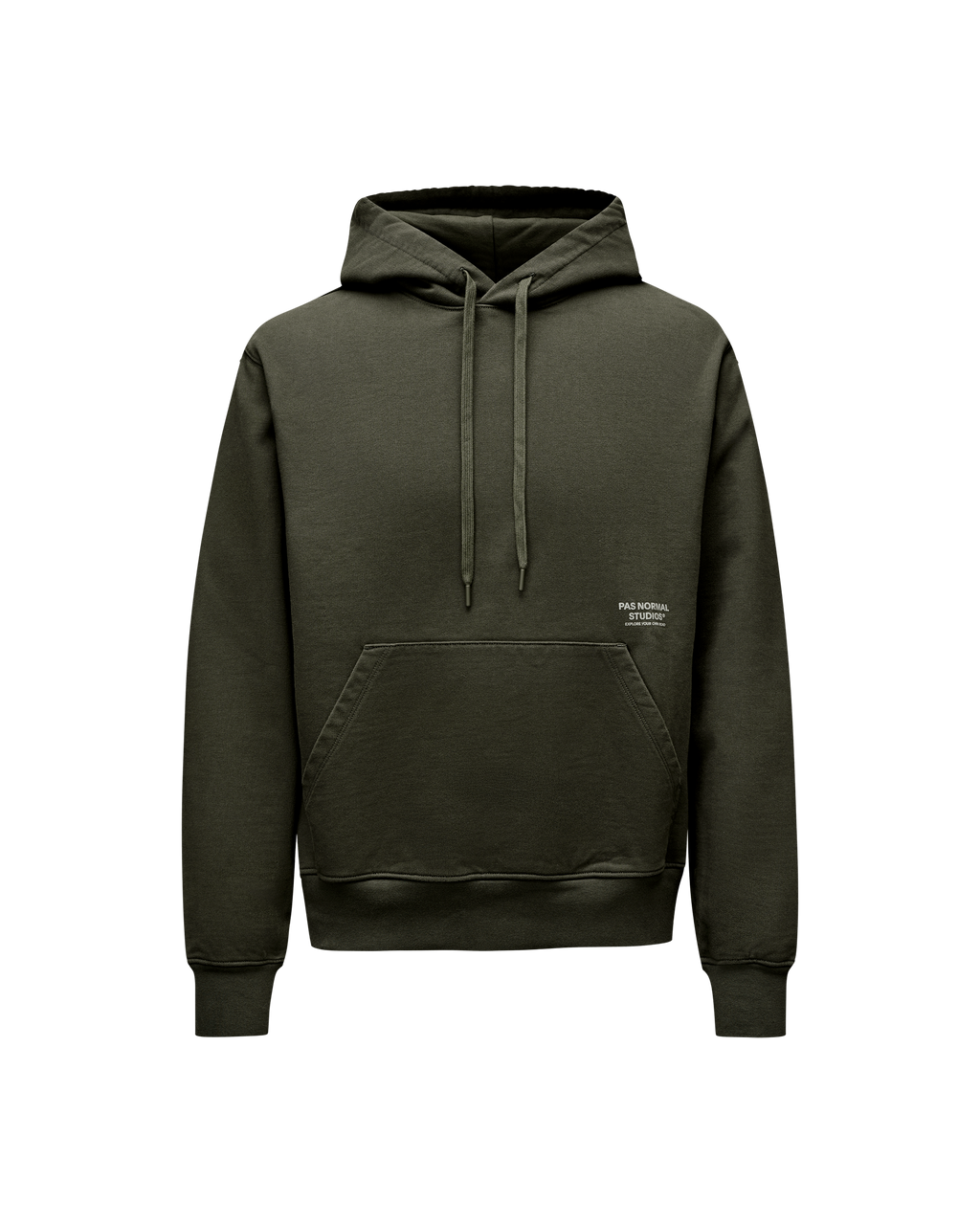 Off-Race Hoodie - Dark Olive