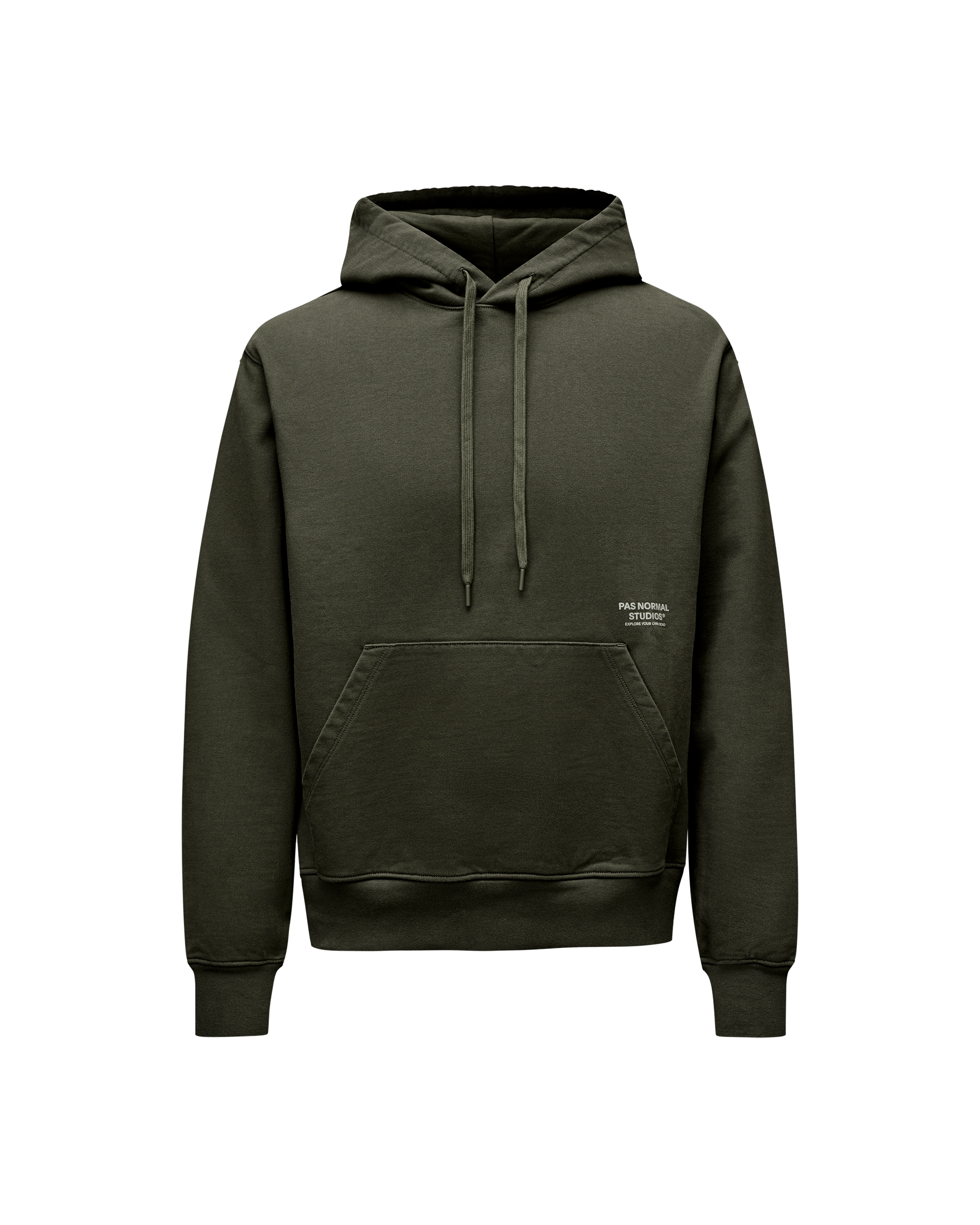 Off-Race Hoodie - Dark Olive